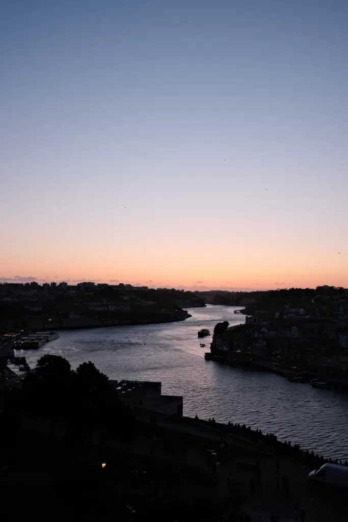 sunset view from Jardim do Morro in Porto | Things to do in Porto, Portugal